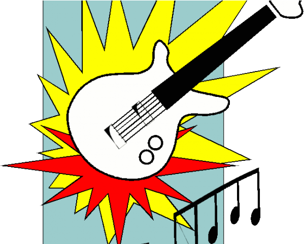 Rock Band Clipart - Rock And Roll Clip Art - Png Download (640x480), Png Download