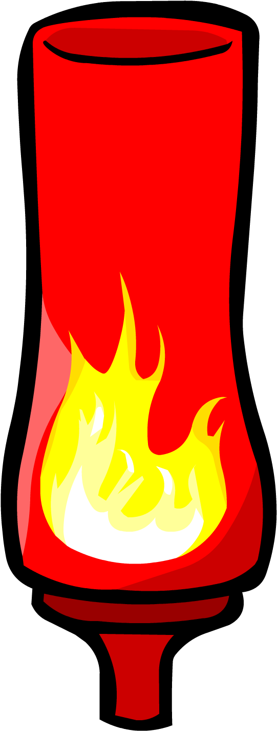 Hot Chocolate Clipart Penguin - Club Penguin Hot Sauce - Png Download (1512x1422), Png Download