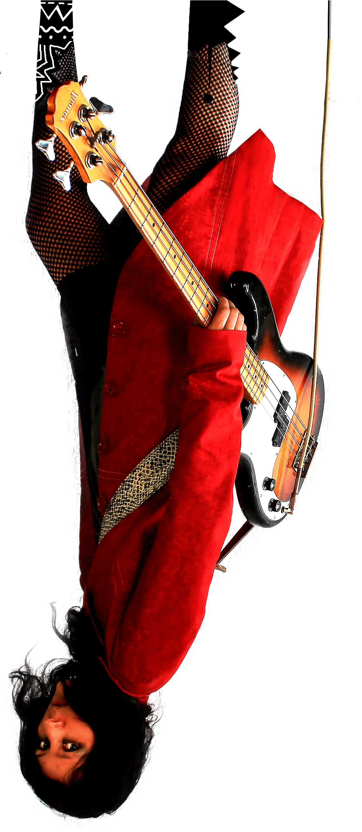 Follow X On Instagram - Electric Guitar Clipart (1181x2680), Png Download