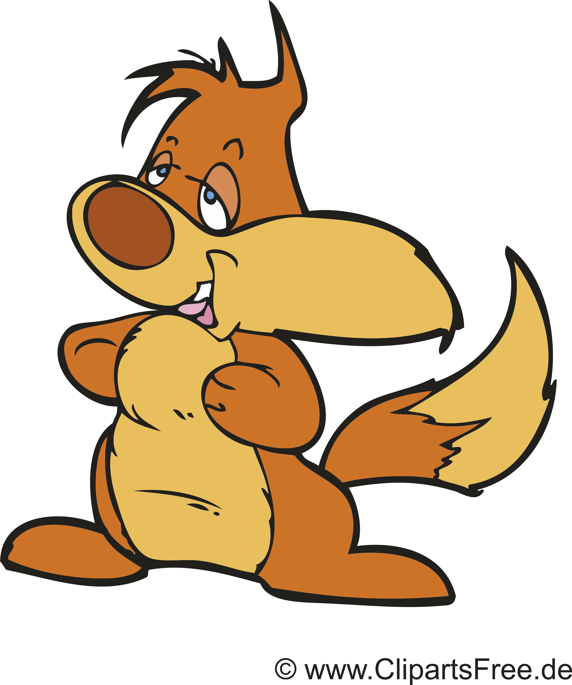 Écureuil Image Gratuite Animal Clipar - Cartoon - Png Download (2290x2743), Png Download