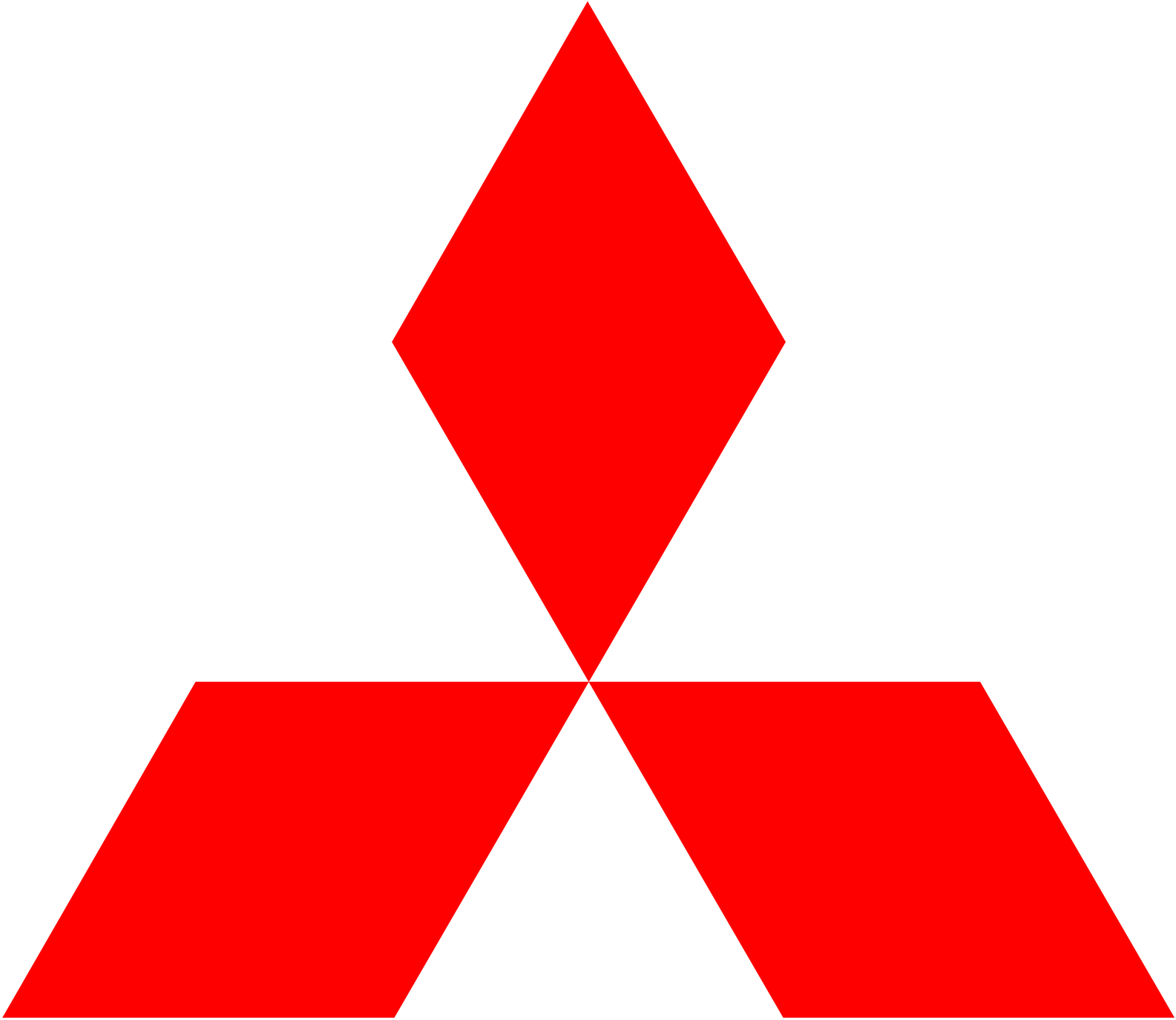Mitsubishi - Mitsubishi Logo Clipart (2000x1600), Png Download