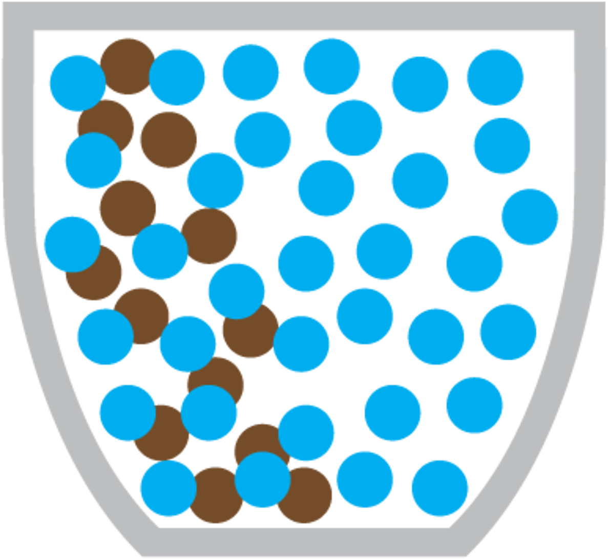 Coffee Molecules Started To Spread Through The Hot - Diffusion Clipart (1280x1203), Png Download