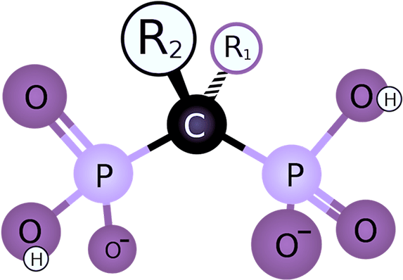 Bisphosphonates In Dentistry And Osteonecrosis Of The - Bisphosphonate Molecule Clipart (780x408), Png Download