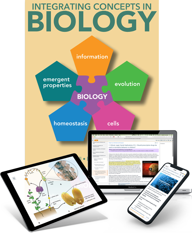 Eval Copy - Integrating Concepts In Biology Textbook Clipart (659x800), Png Download
