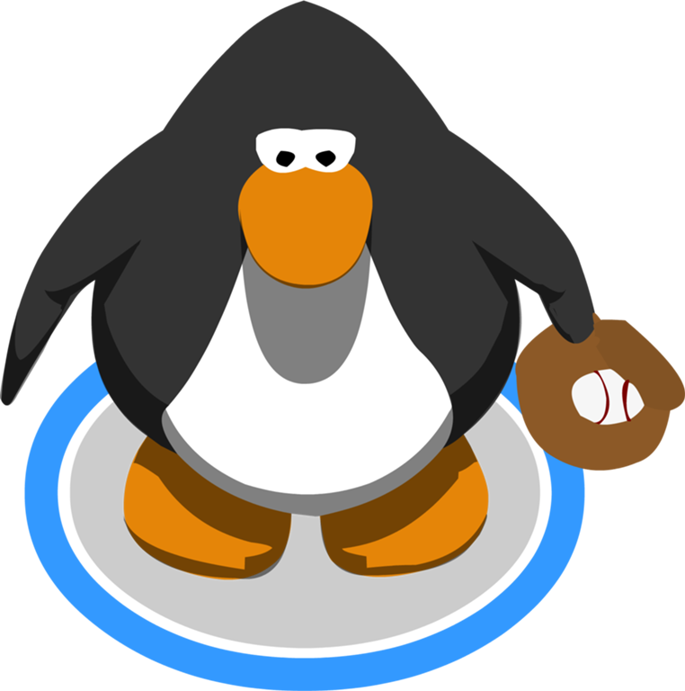 Baseball Glove In-game - Club Penguin Vuvuzela Clipart (762x768), Png Download