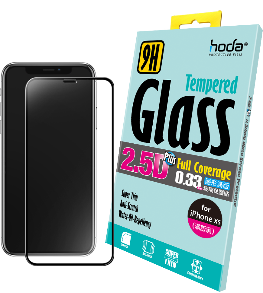 Screen Protector, Hoda 9h 2.5d Premium Full Coverage Clipart (1000x1000), Png Download