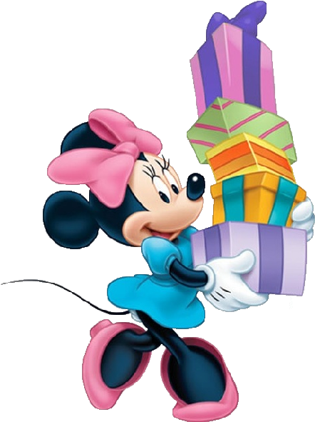 Minnie Mouse - Disney Christmas Clip Art - Png Download (600x600), Png Download