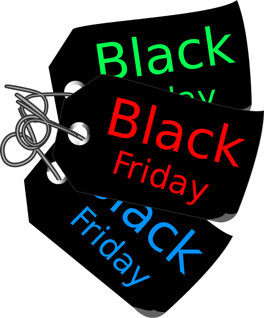Banner Library Stock Transparent Background Png Free - Black Friday Clipart Png (900x1083), Png Download