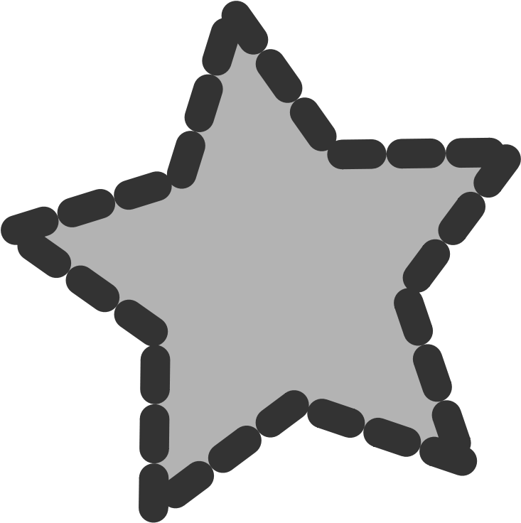 Favorite Star Clipart (600x600), Png Download