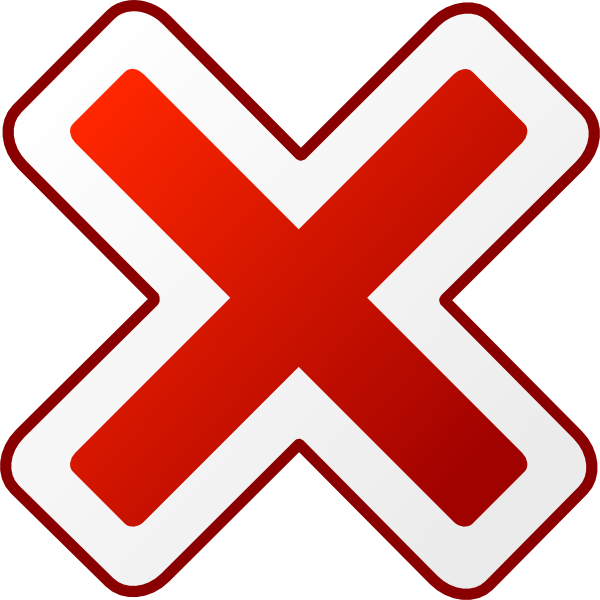 Negative Sign Clipart (600x600), Png Download