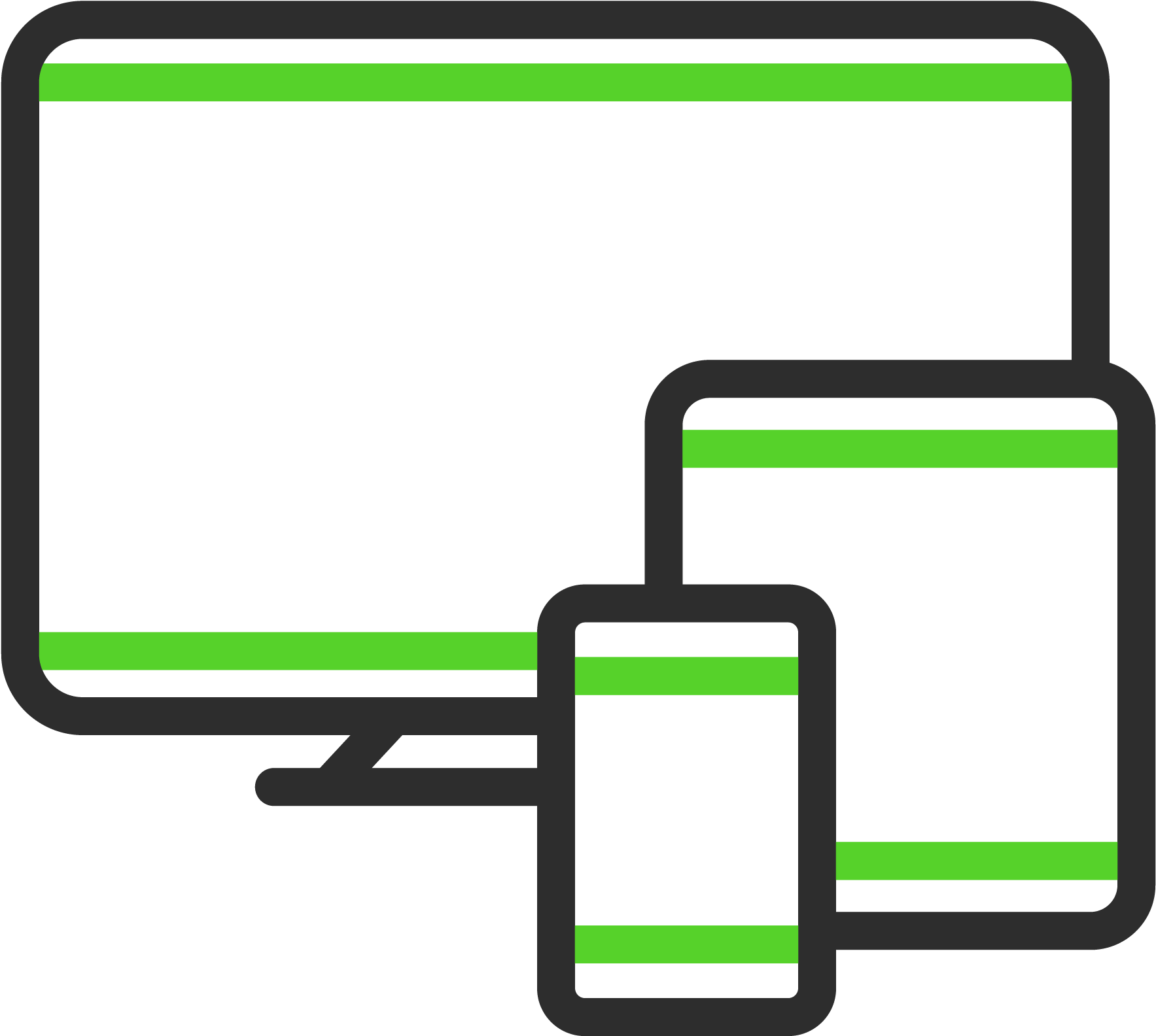 Accessible On Any Device Clipart (1800x1800), Png Download