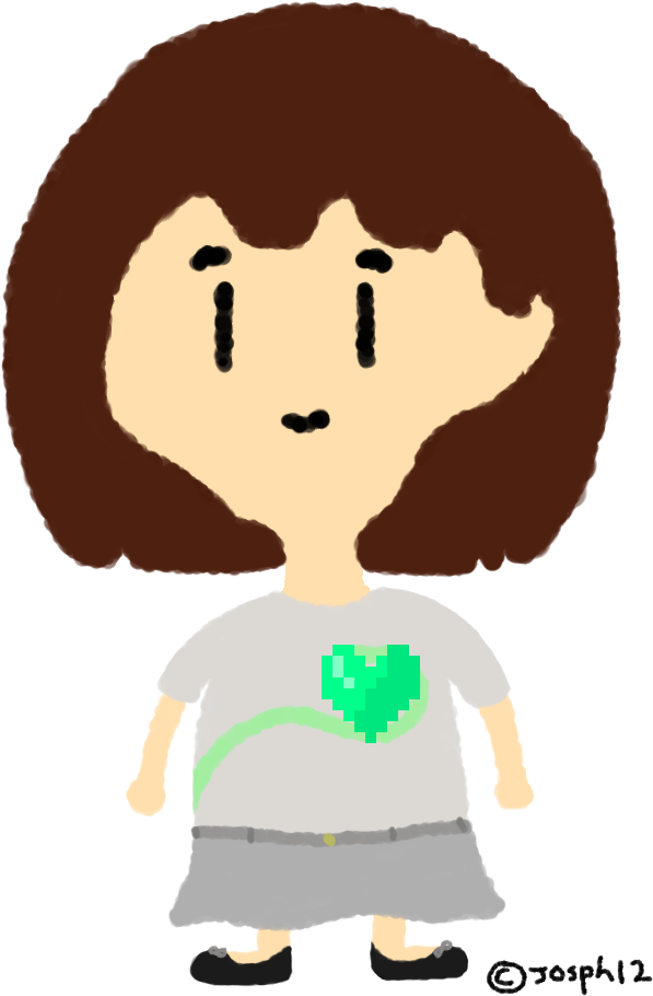 My Undertale Oc <3 - Illustration Clipart (640x960), Png Download