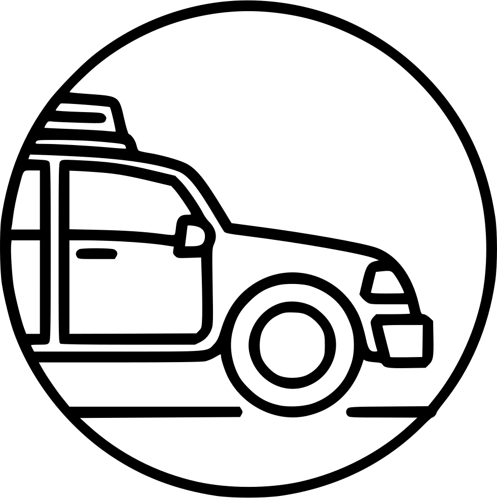 Jeep Clipart Terminal - Taxi Drawings In Png Format Transparent Png (980x982), Png Download
