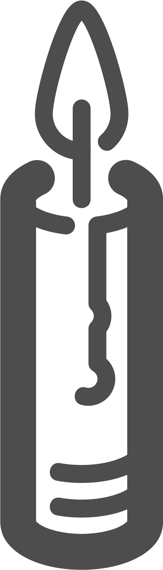 Big Image - Candle Art Logo Clipart (2400x2400), Png Download