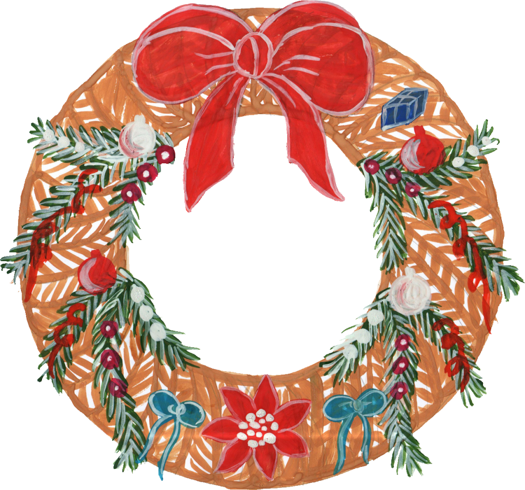 Png File Size - Wreath Clipart (1024x957), Png Download