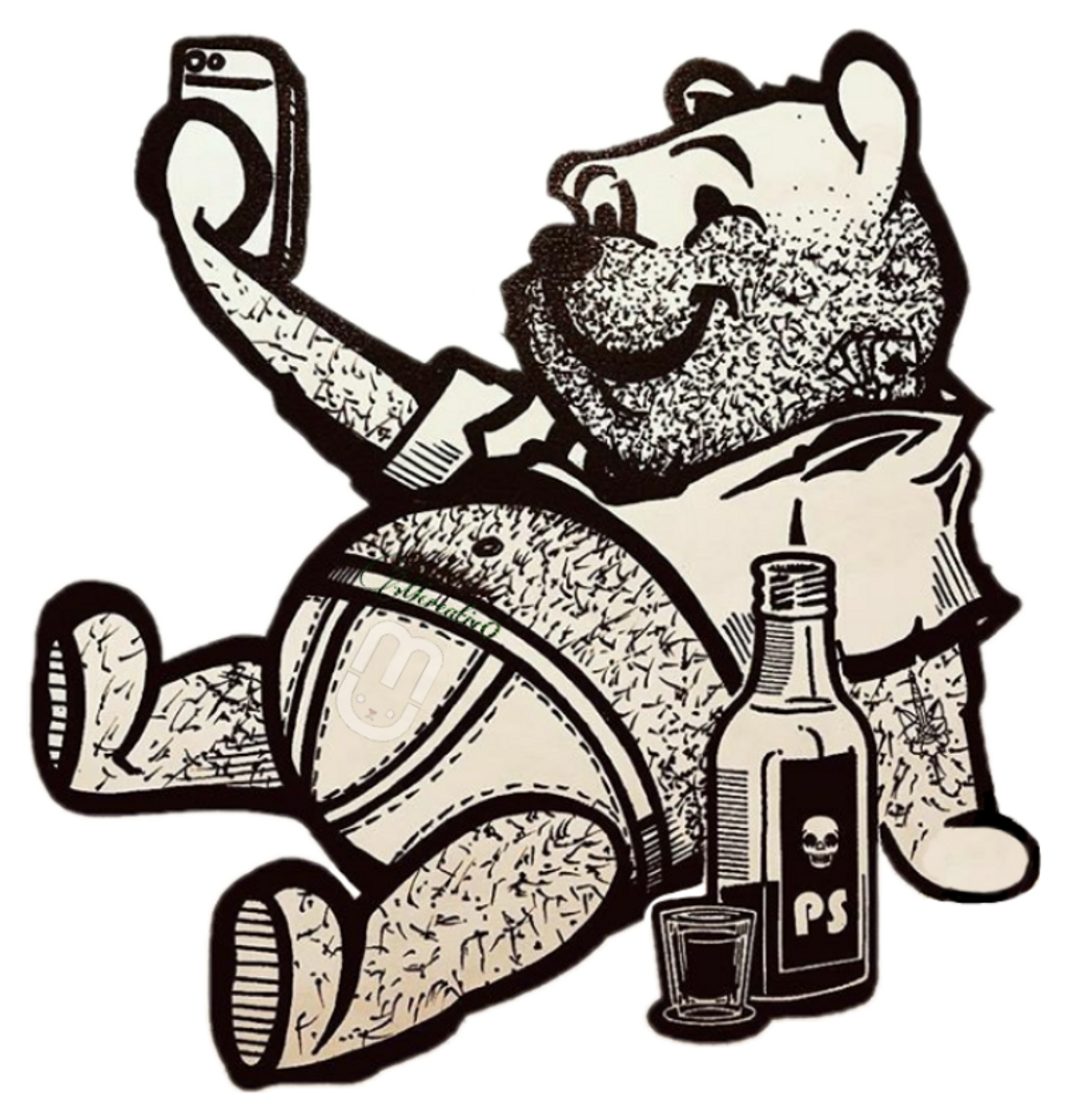 Winniepooh Sticker Clipart (1024x1074), Png Download