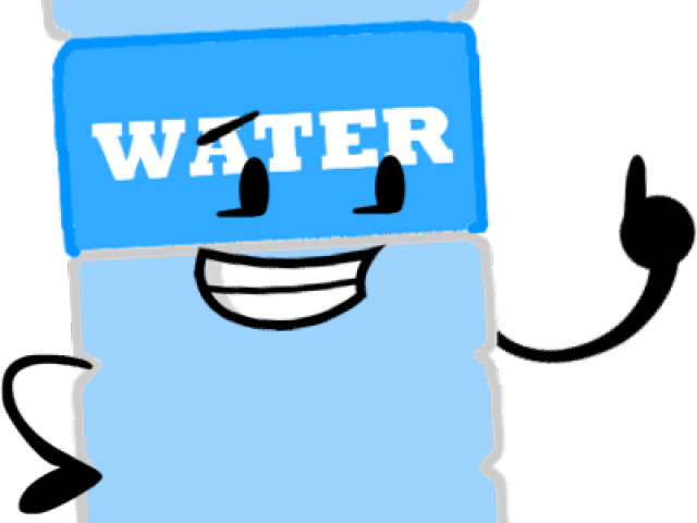 Water Bottle Clipart Animated - Cute Water Bottle Drawing - Png Download (640x480), Png Download