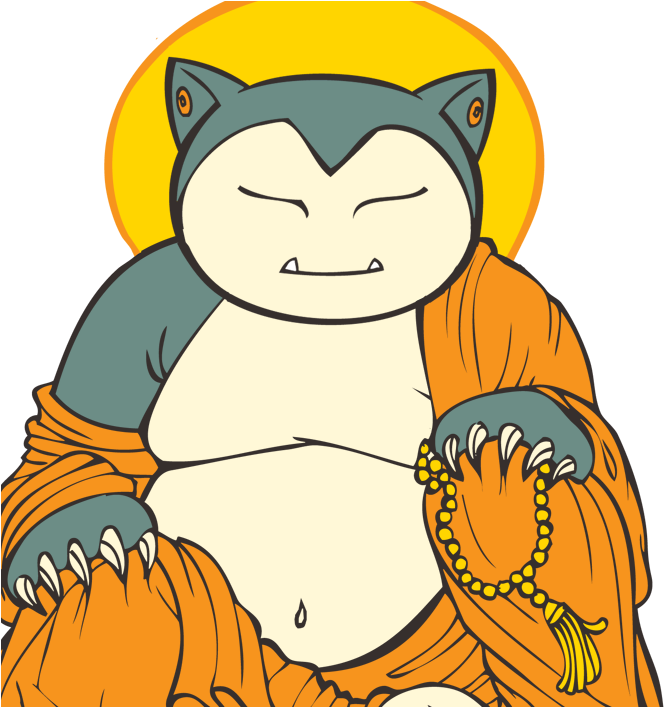 Snorlax Buddha Clipart (707x706), Png Download