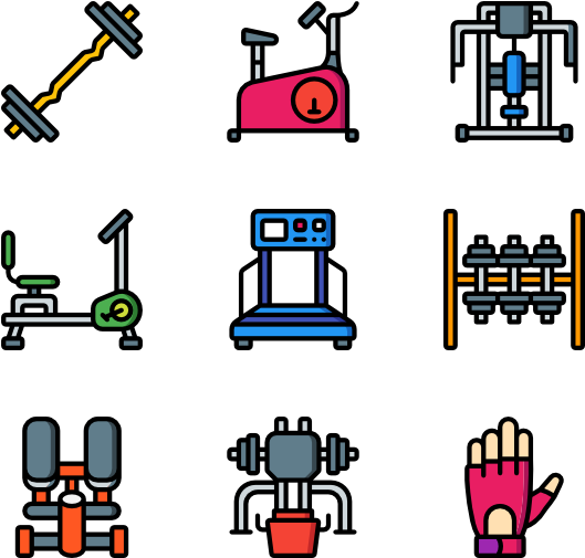 Gym Equipment Clipart (600x564), Png Download