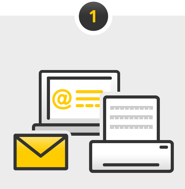 Verfahren Postbote Individuell - Postident Verfahren Clipart (596x610), Png Download