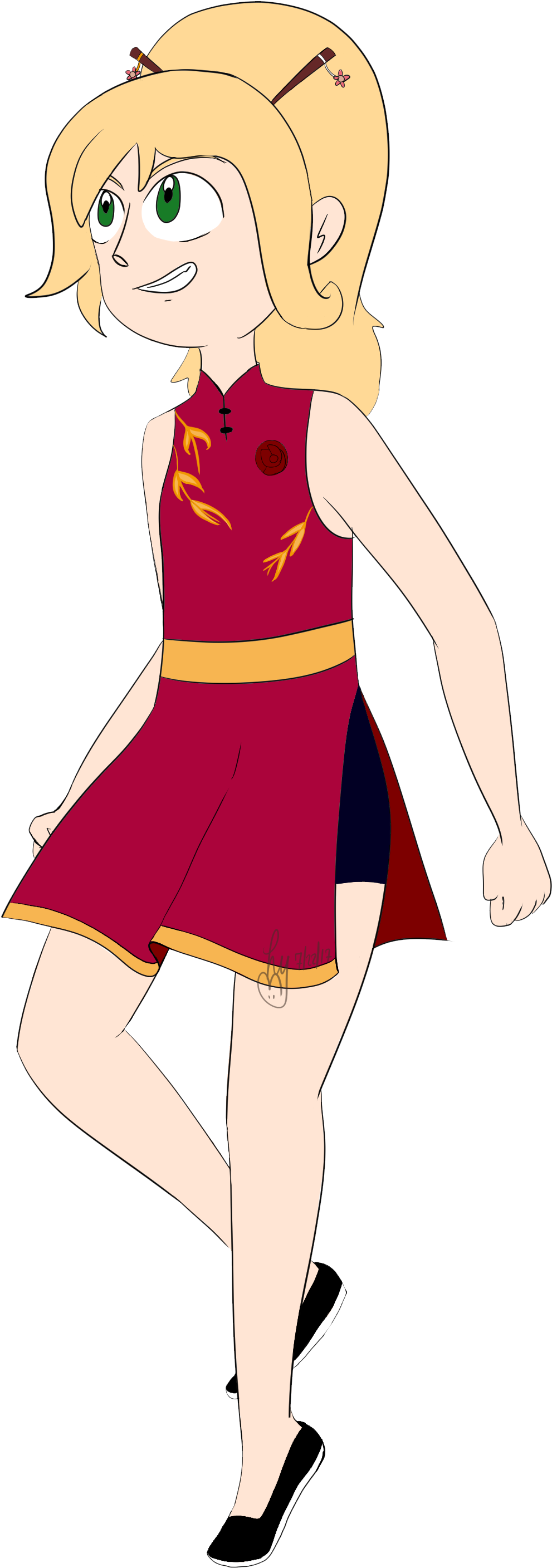 Was All The Adorable Girl In The - Cartoon Clipart (1131x2876), Png Download