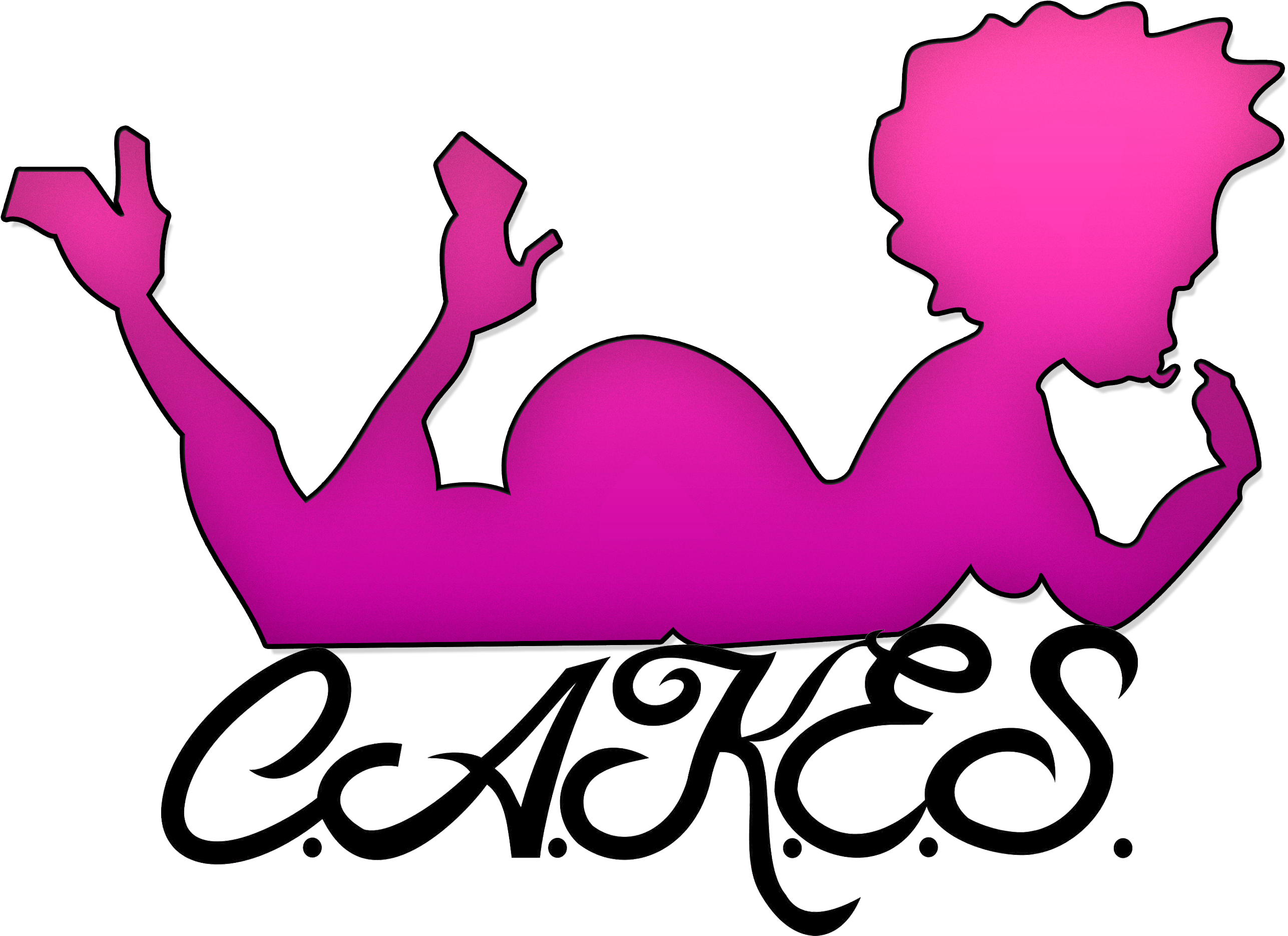 C - A - K - E - S - Curvy Addictive Keen Eternal Style Clipart (3416x2035), Png Download