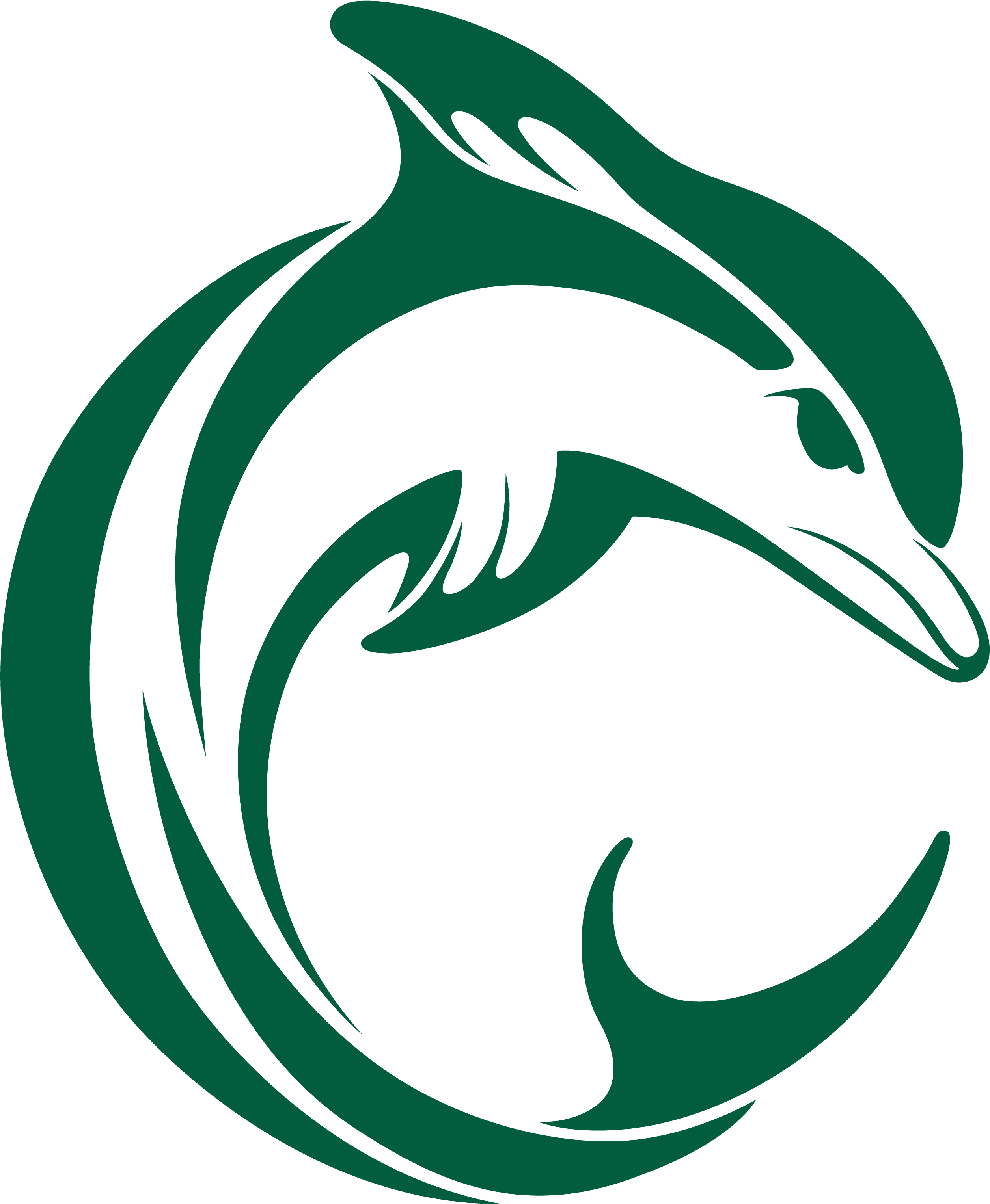 Scc Dolphin Graphic Design Branding Apparel Design - Dolphin Graphic Design Clipart (3025x3467), Png Download