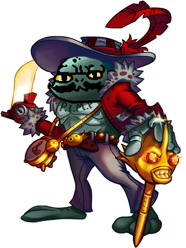 It Propably Gave You Cancer - Awesomenauts Froggy G Clipart (705x1000), Png Download