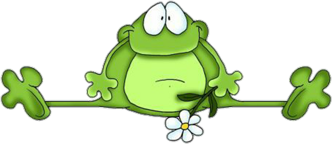 Frame Frogs Clipart (1099x480), Png Download