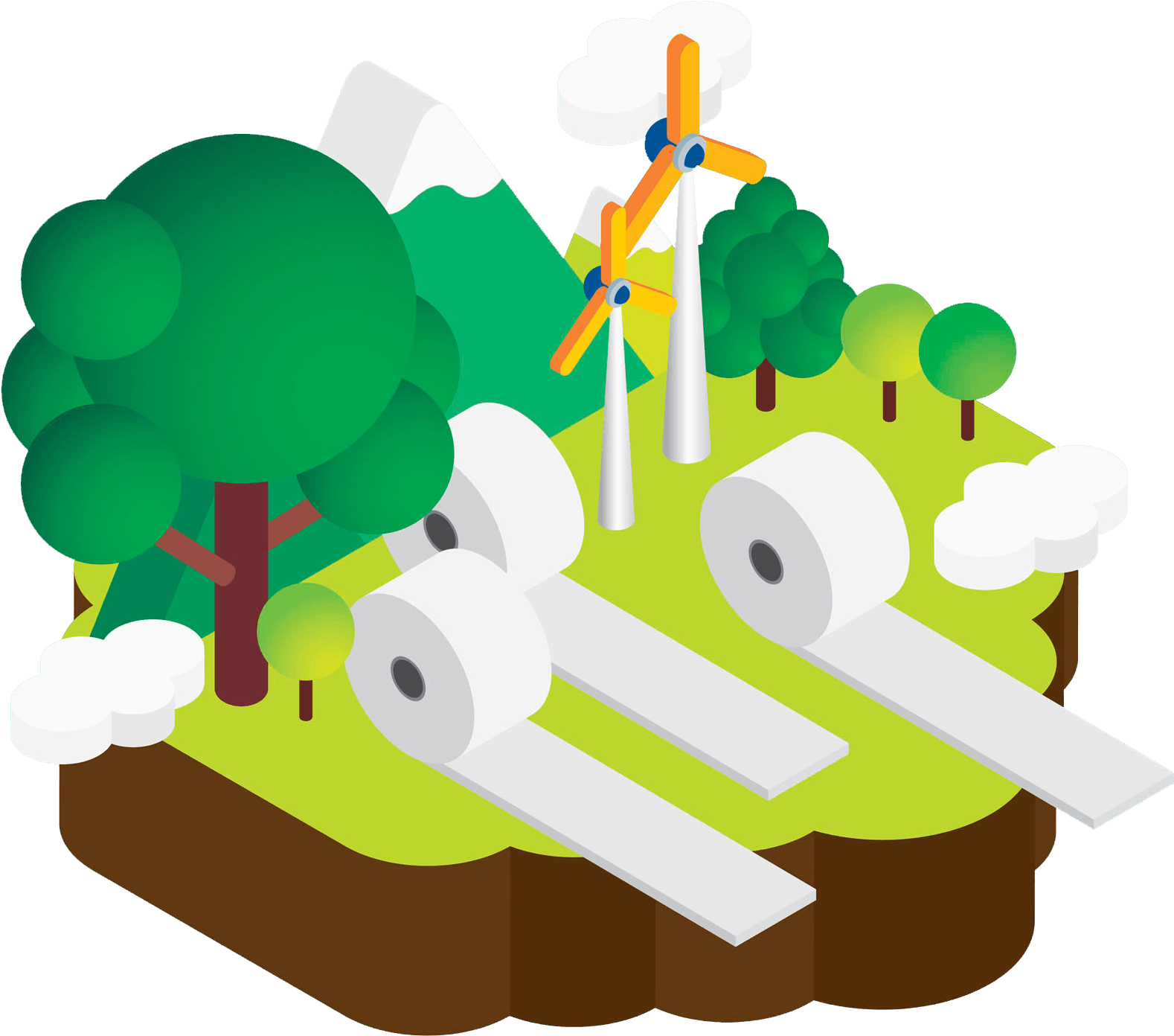 Paper Mill - Paper Clipart (1869x1869), Png Download