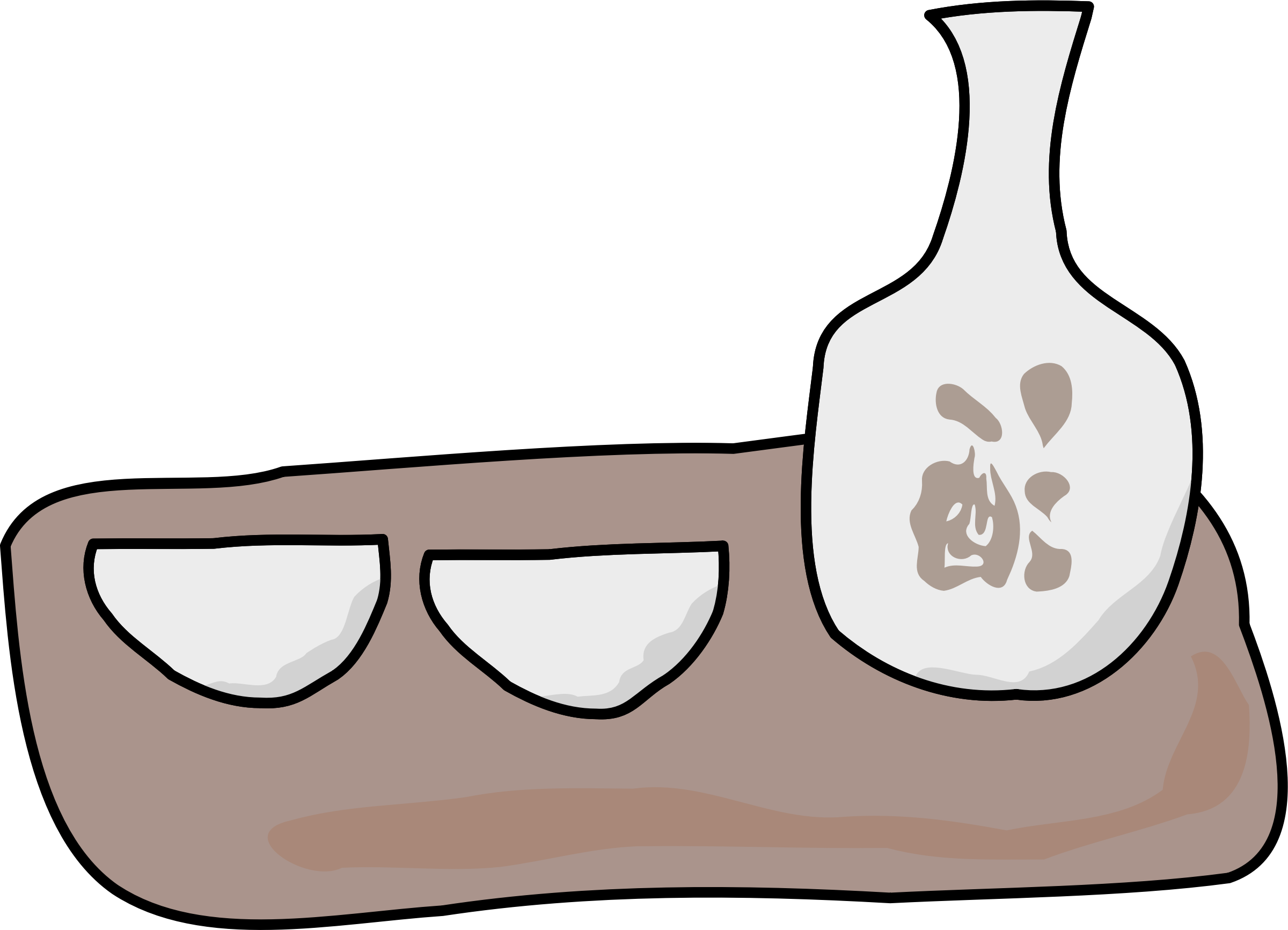 Clipart Of Sake And Compromise - Png Download (2400x1733), Png Download