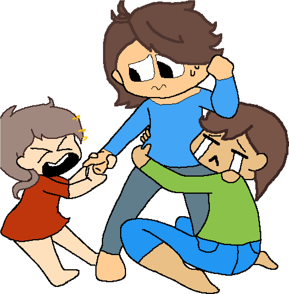 Give Me Daddy, Mommy - Cartoon Clipart (1000x1000), Png Download