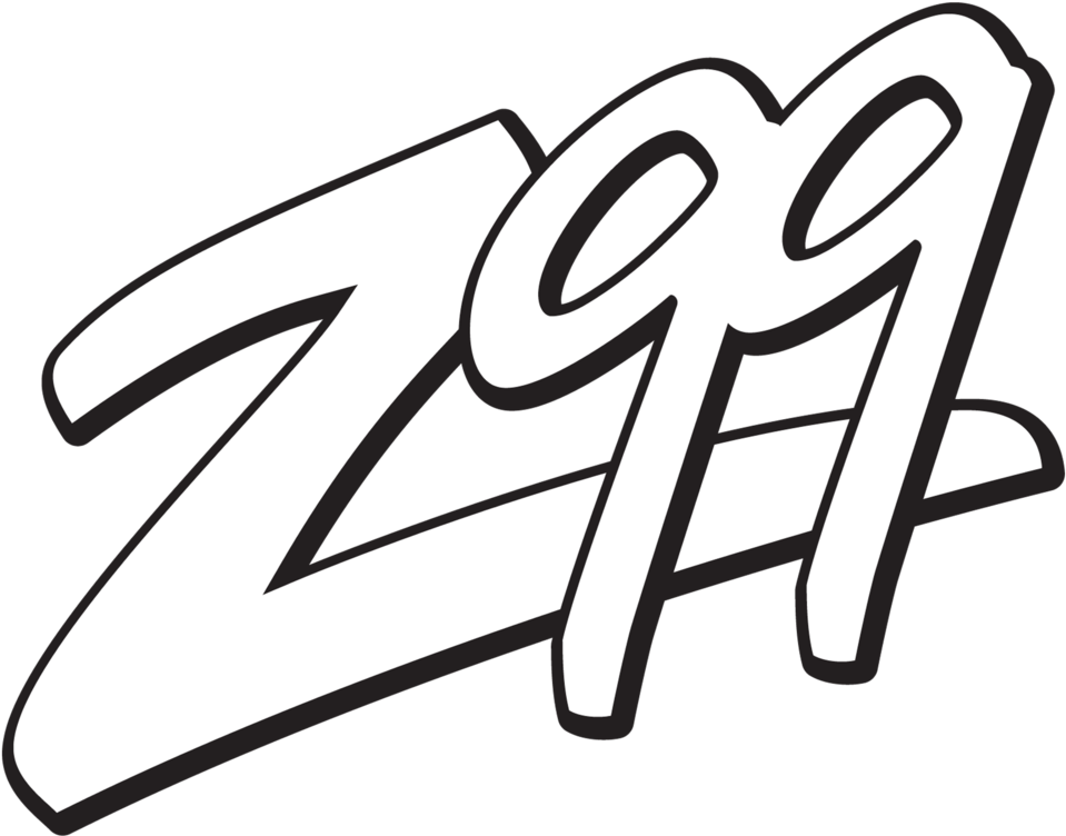 Z99 Logo Feb 2009 Wht Clipart (1000x1000), Png Download