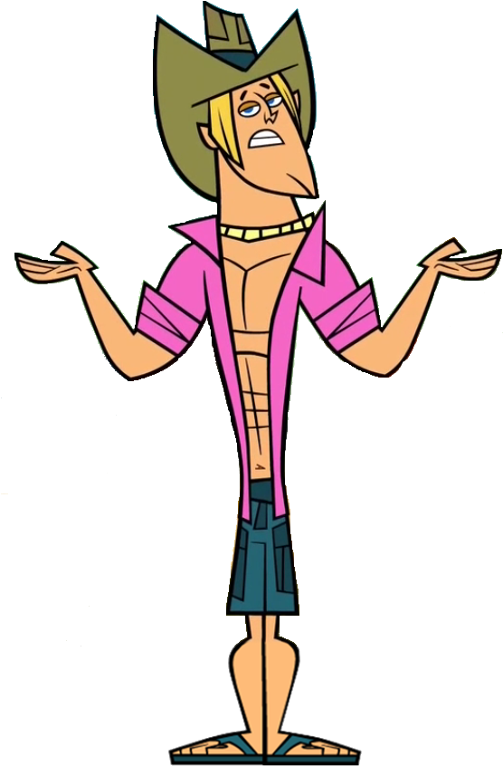 Drama Png - Total Drama Island Blonde Guy Clipart (562x888), Png Download