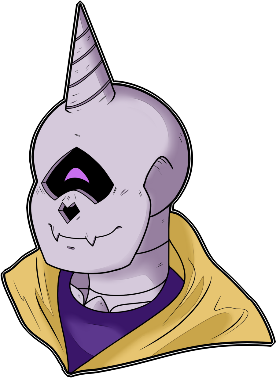 Yep He's Gonna Have Lots Of Sharp Teeth Under That - Cartoon Clipart (1280x1280), Png Download