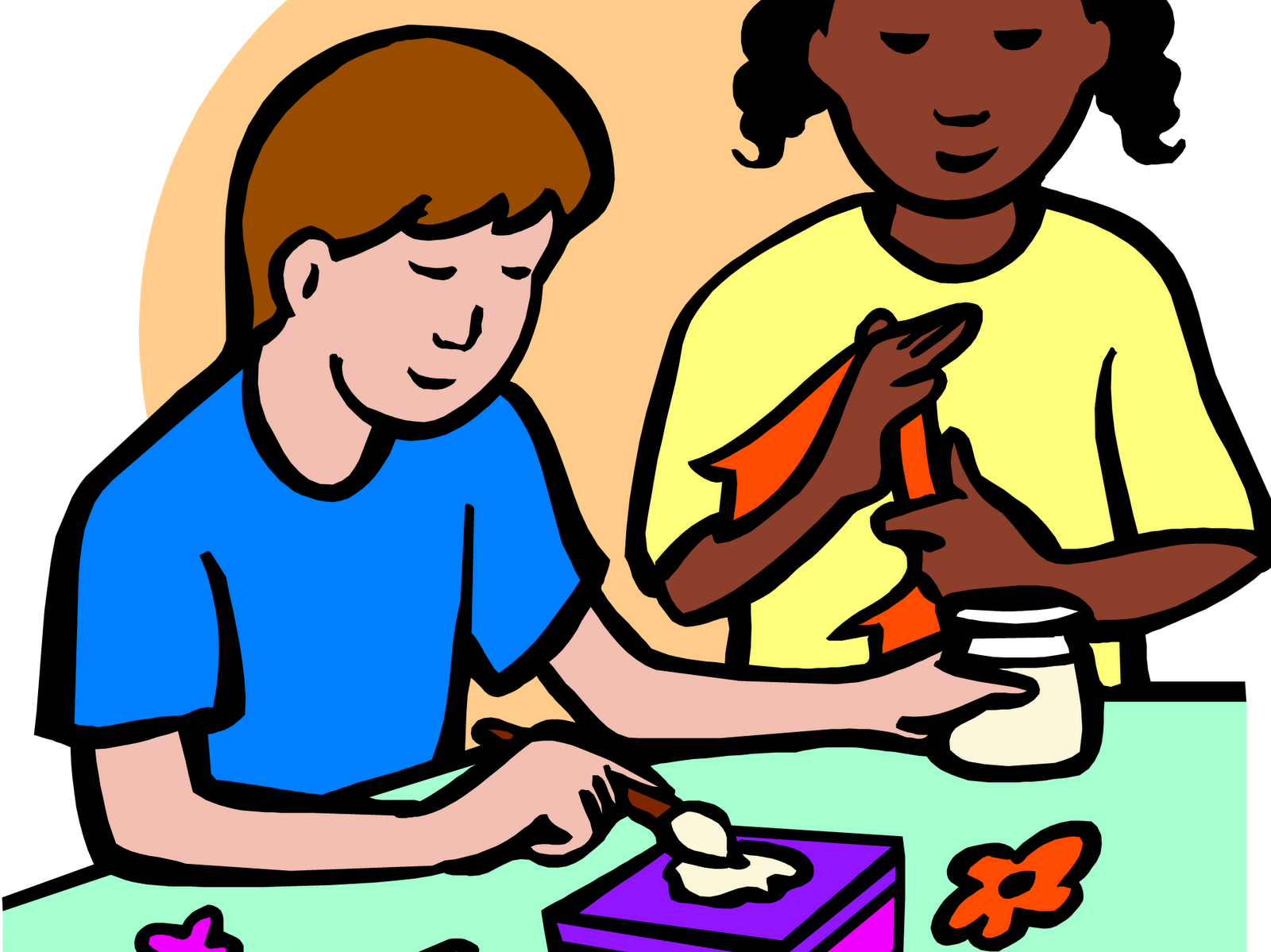 Art And Craft Clipart - Png Download (1600x1199), Png Download