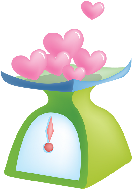 Tubes Valentine - Heart Clipart (555x784), Png Download