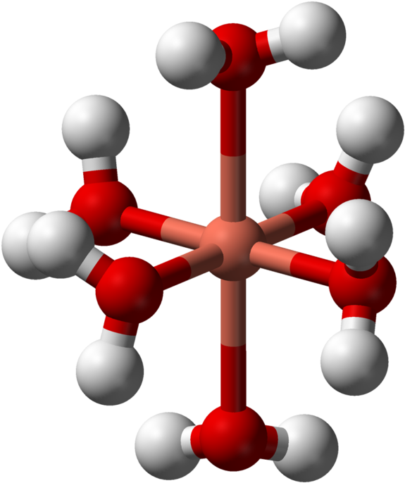 A Metal Ion In Aqueous Solution Is A Cation, Dissolved - Cu Oh 2 Molecula Clipart (640x751), Png Download