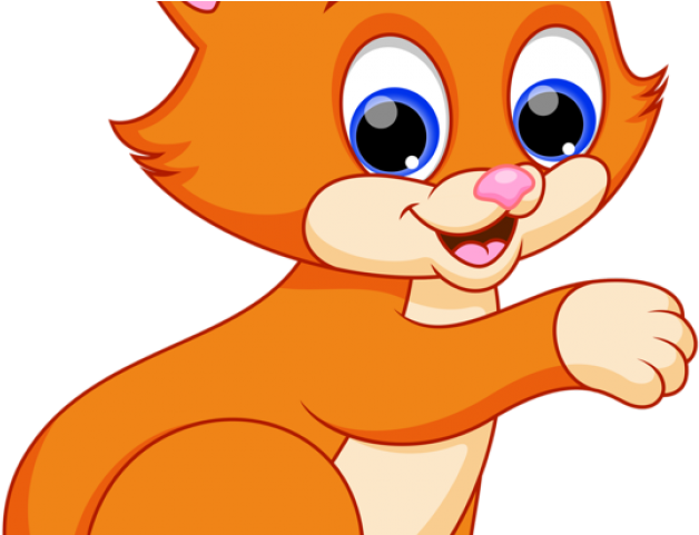 Kittens Clipart Yarn Clip Art - Клипарт Png Кошка Transparent Png (640x480), Png Download