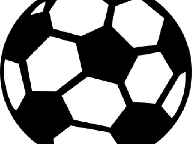 Golf Ball Clipart Black And White - Blue Soccer Ball Clip Art - Png Download (640x480), Png Download