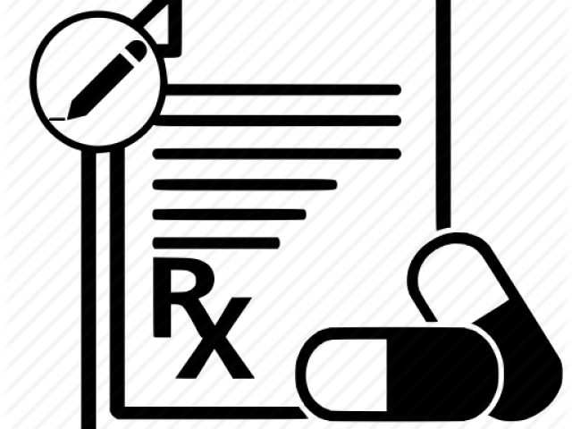 Doctor Symbol Clipart Prescription - Doctor Prescription Png Transparent Png (640x480), Png Download