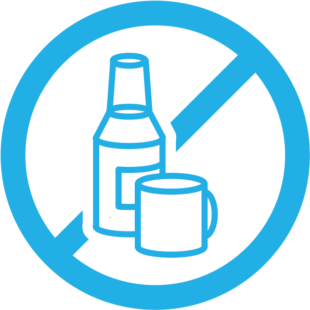 No Coffer Or Alcohol Icon Clipart (643x643), Png Download