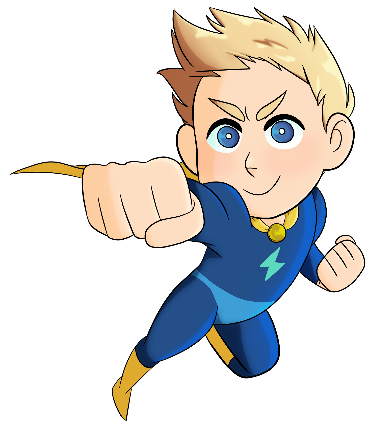 Reading - Cartoon Clipart (1696x1889), Png Download