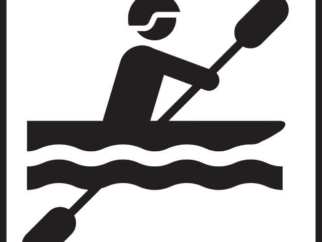 Kayak Clipart Canoe Trip - Boat Man Icon - Png Download (640x480), Png Download