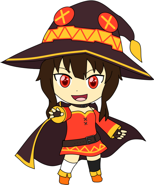 Some Art Examples - Megumin Plush Clipart (540x648), Png Download