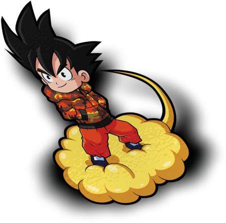 Hypebeast Goku Sticker - Cartoon Clipart (1280x1280), Png Download