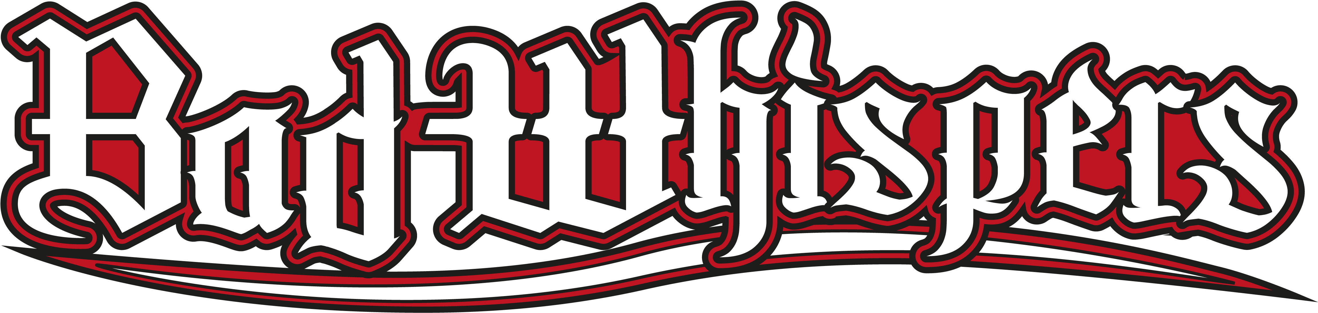 Bad Whispers - Color Logodownload Clipart (4724x1342), Png Download