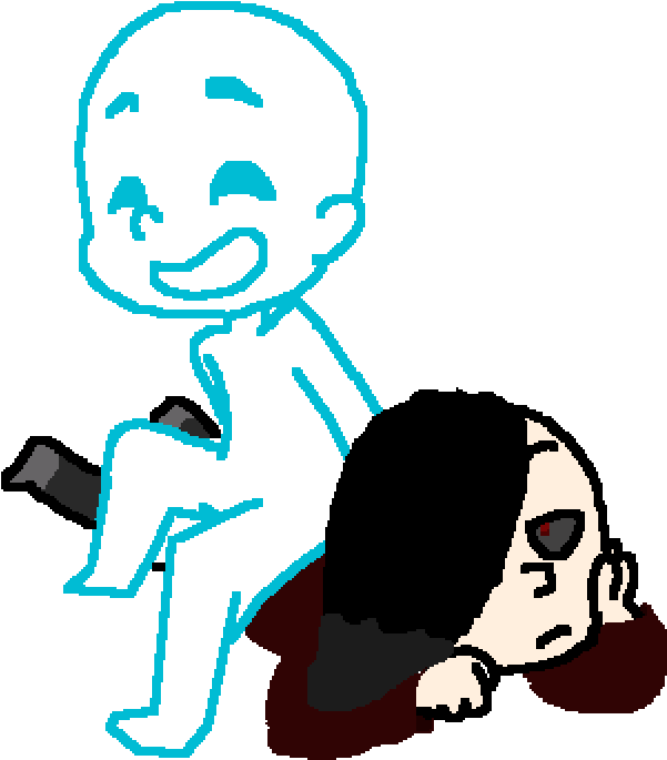 "get Off Of Me" Clipart (800x1000), Png Download