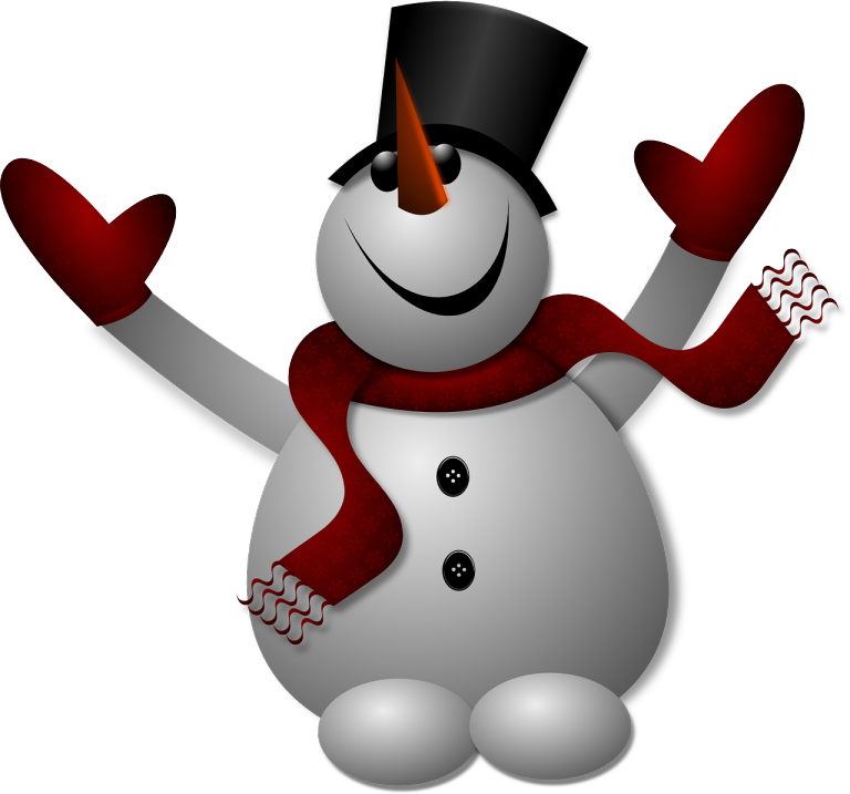 Snowman 160868 1280 - Moving Picture Of A Snowman Clipart (768x717), Png Download