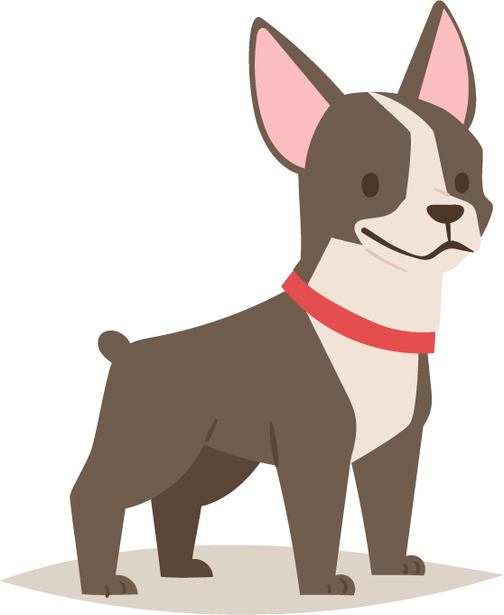 Daycare - Christmas Puppy Cartoon Clipart (558x681), Png Download